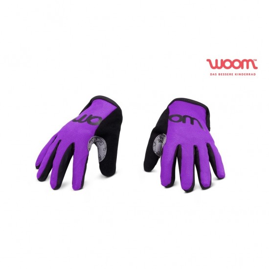 Dviratininko pirštinės WOOM (Purple)